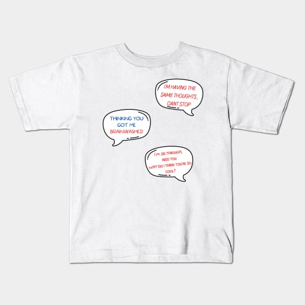 BRAINWASHED Kids T-Shirt by RexieLovelis